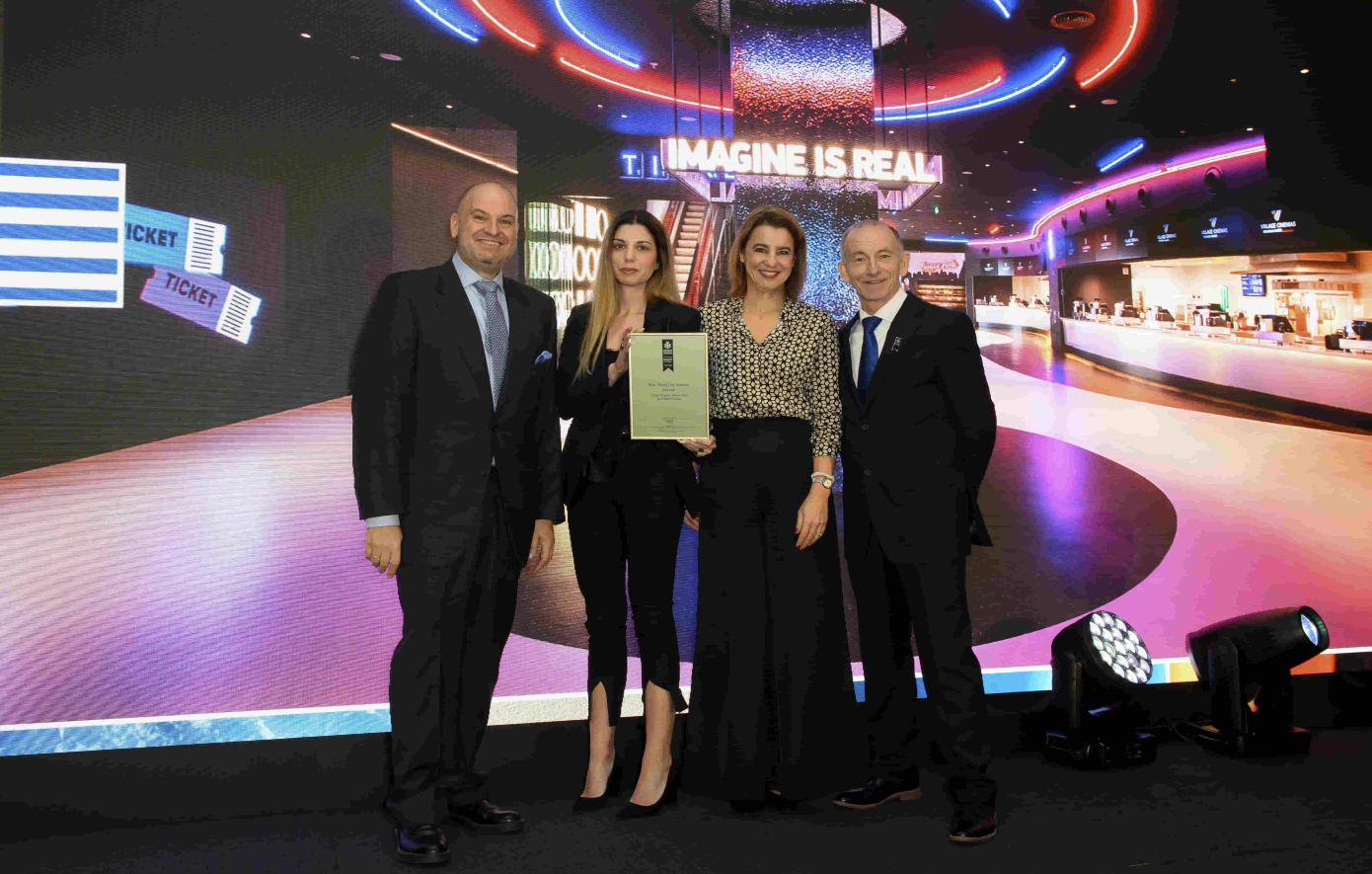 STIRIXIS Group: Πανευρωπαϊκή διάκριση για το design των Village Cinemas στο The Mall Athens