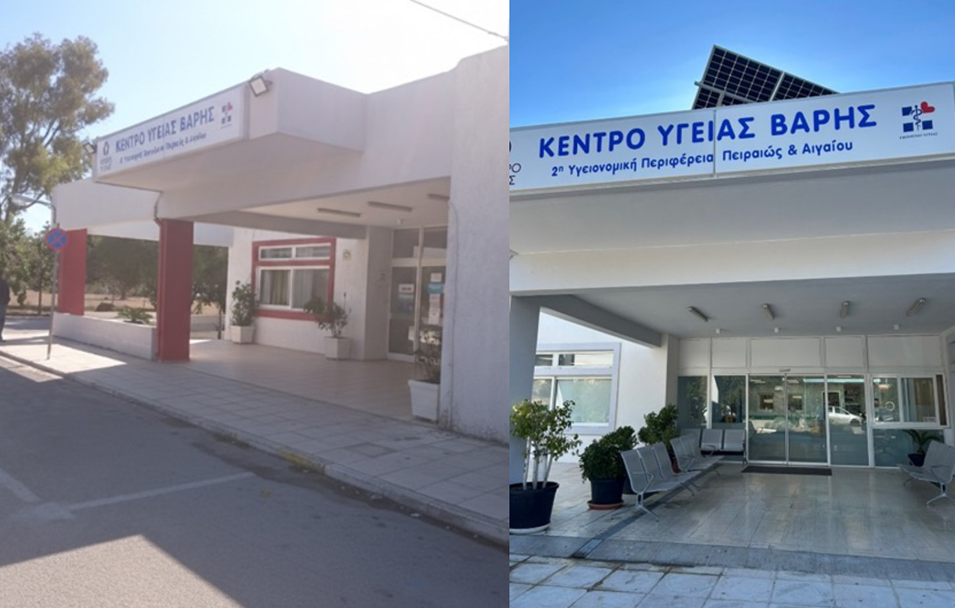 Εγκαινιάστηκαν τα ανακαινισμένα Κέντρα Υγείας Βάρης και Κορωπίου