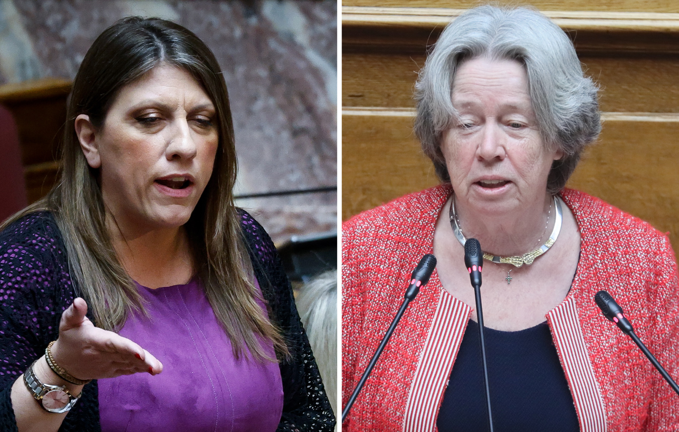 Η Κωνσταντοπούλου κατέβασε τη Λινού από το βήμα της Βουλής