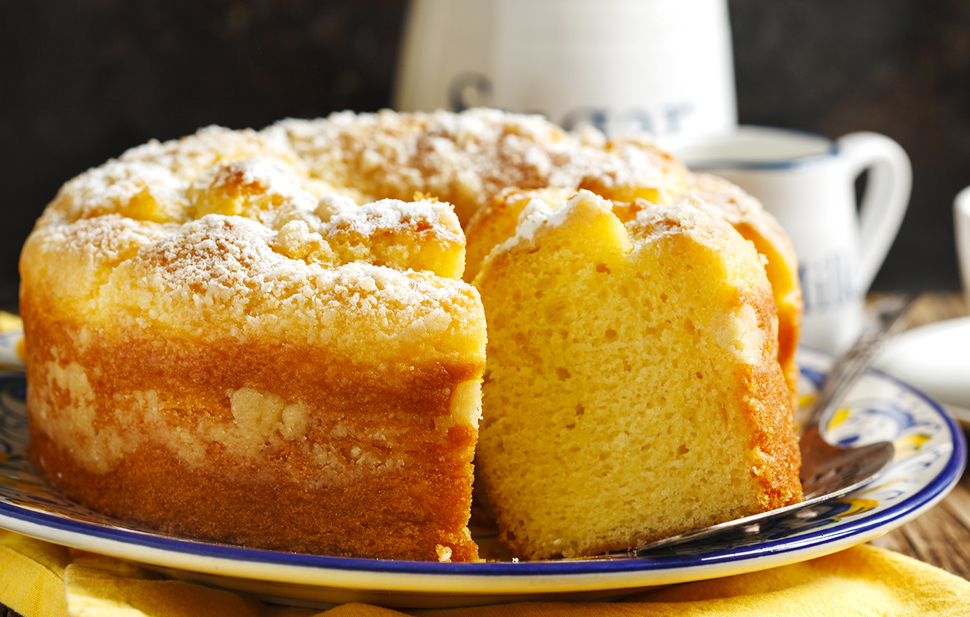 Εύκολο κέικ λεμονιού με γιαούρτι