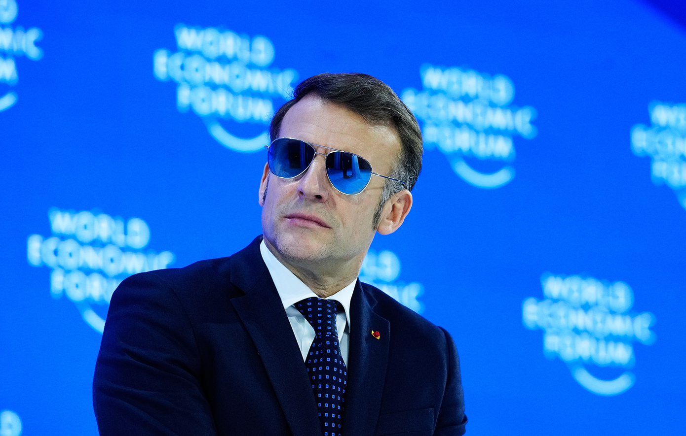 Εμμανουέλ Μακρόν στο Νταβός