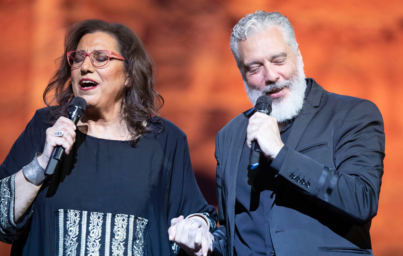 Η Μαρία Φαραντούρη και ο Τάσης Χριστογιαννόπουλος στο Μέγαρο Μουσικής Αθηνών σε μία ιδιαίτερη συναυλία