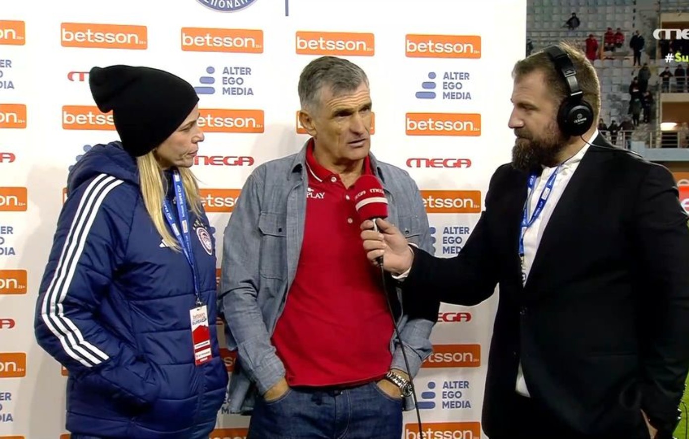 Μεντιλίμπαρ για το Σούπερ Καπ του Ολυμπιακού: Ήταν ο στόχος μας, να εκτιμήσουμε όπως αξίζει τους παίκτες της ακαδημίας μας