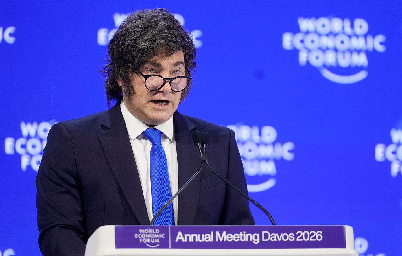 Μιλέι από Νταβός: Η Αμερική θα είναι ένας «φάρος» για τη Δύση