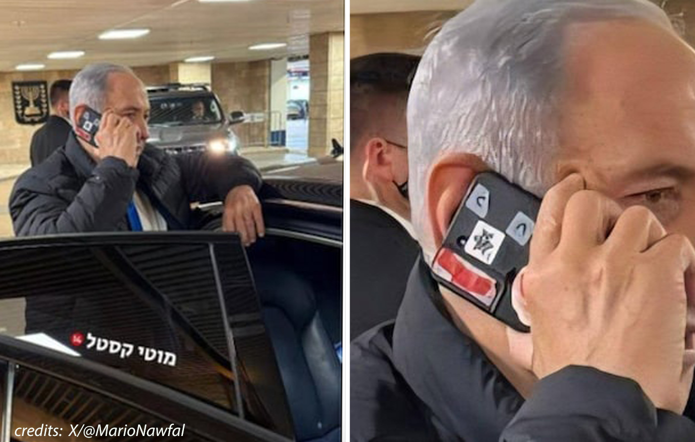 Γιατί η κάμερα του κινητού τηλεφώνου του Νετανιάχου είναι καλυμμένη με ταινία – Όλα τα σενάρια