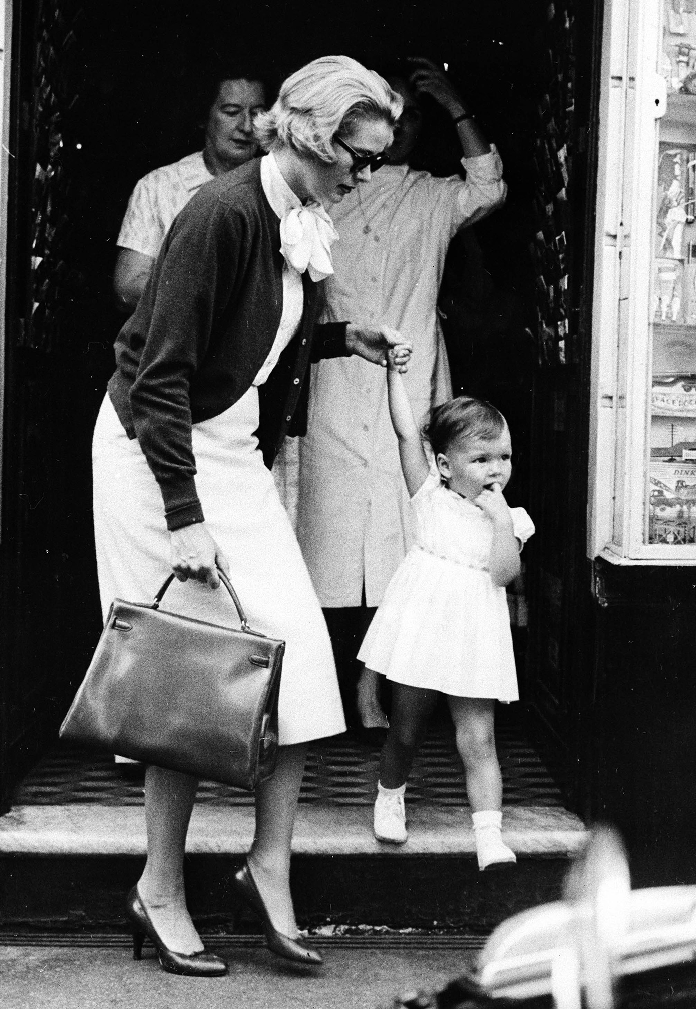 Η Πριγκίπισσα Γκρέις του Μονακό και η 18 μηνών κόρη της, Πριγκίπισσα Καρολίνα