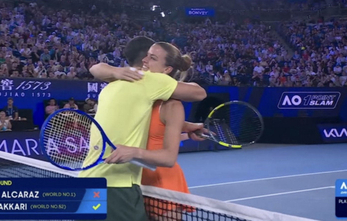 Η Μαρία Σάκκαρη νίκησε τον Αλκαράθ στο 1 Point Slam