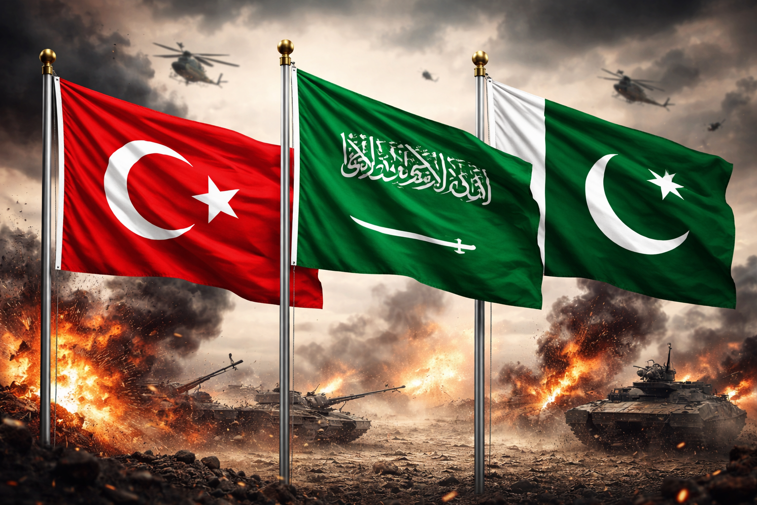 «Ισλαμικό ΝΑΤΟ»: Έτοιμο το προσχέδιο για τη δημιουργία συμμαχίας μεταξύ Τουρκίας,  Σαουδικής Αραβίας, Πακιστάν