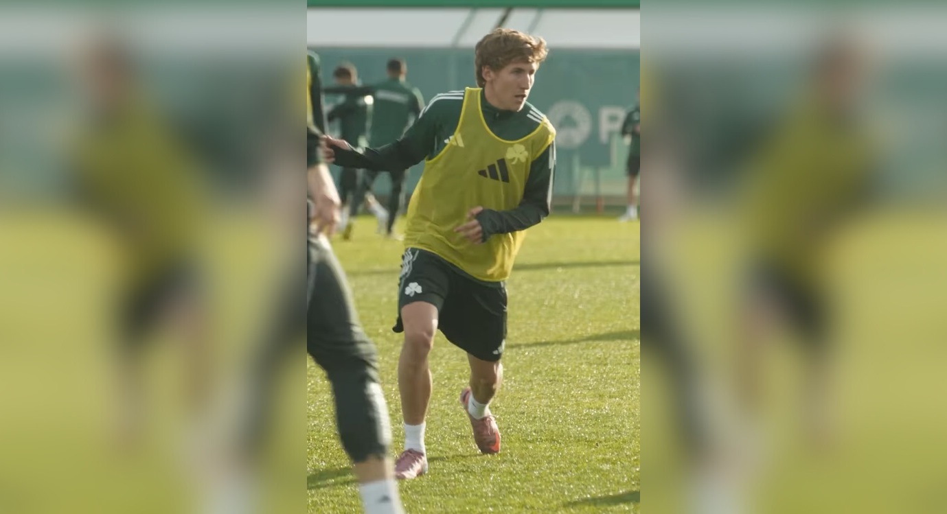 Στα πράσινα ο Σαντίνο Αντίνο: Οι εικόνες από την πρώτη προπόνηση του Αργεντίνου σταρ με τον Παναθηναϊκό στο Κορωπί