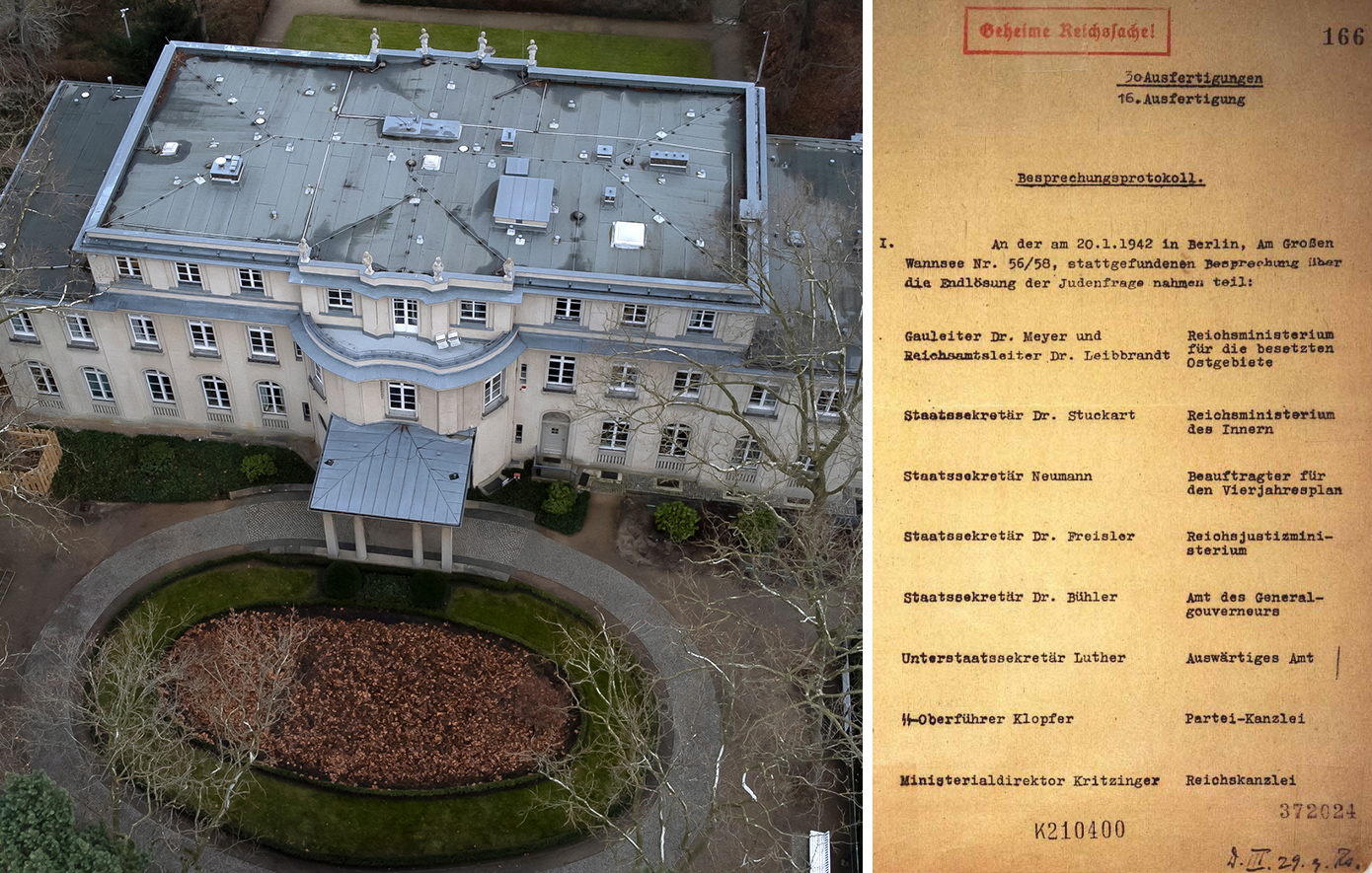 Σαν σήμερα 20 Ιανουαρίου: Η διάσκεψη της Βάνζεε και το 90λεπτο που «τακτοποίησε» τη γενοκτονία