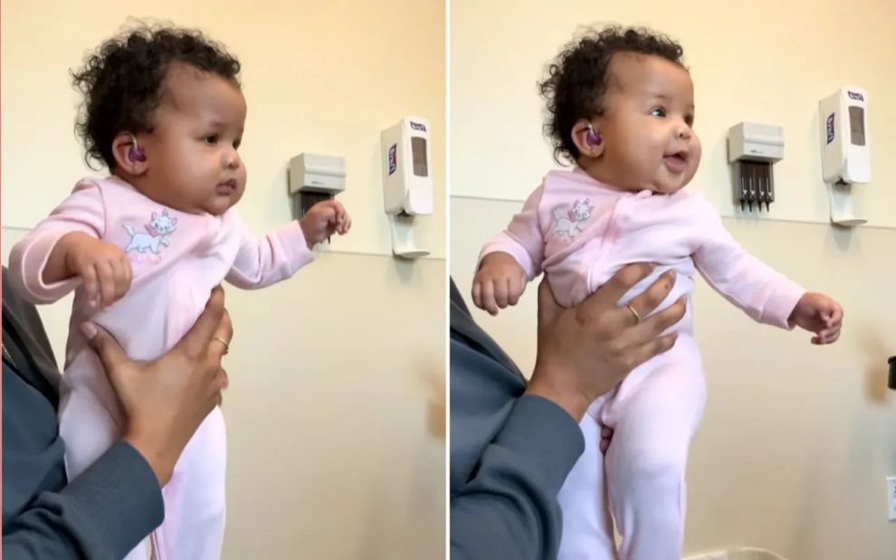 Μωρό ακούει για πρώτη φορά τη φωνή της μαμάς του &#8211; Το βίντεο που συγκίνησε εκατομμύρια ανθρώπους