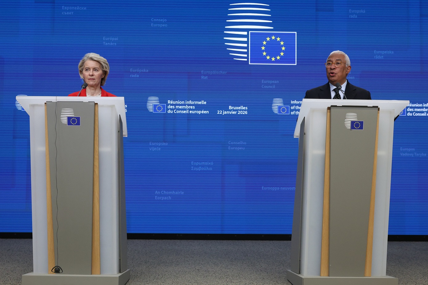 Ολοκληρώθηκε η έκτακτη Σύνοδος Κορυφής της ΕΕ στις Βρυξέλλες – Τι δήλωσαν Κόστα και Φον ντερ Λάιεν