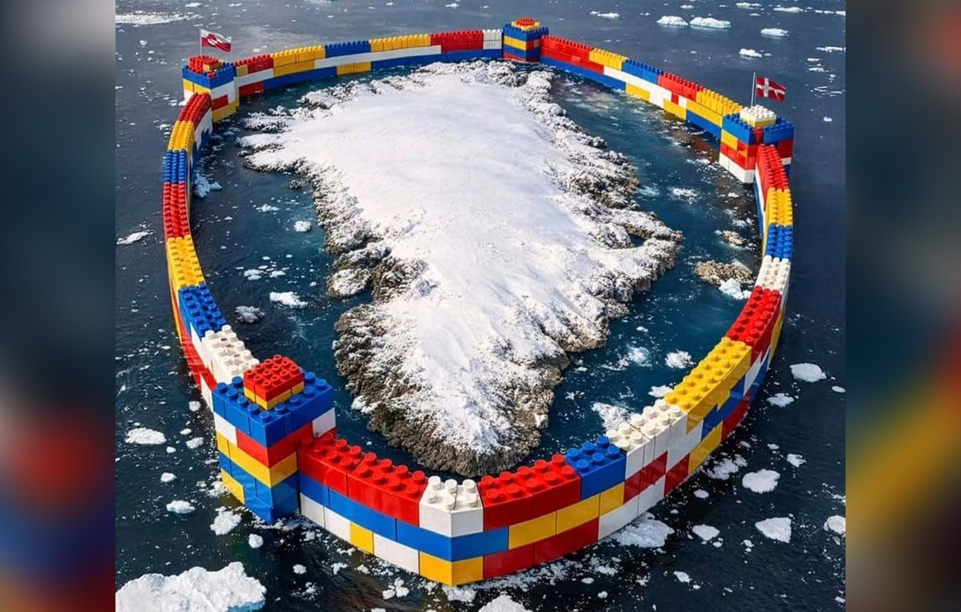 Η Δανία πανέτοιμη να υπερασπιστεί τα σύνορα της Γροιλανδίας με… τουβλάκια Lego