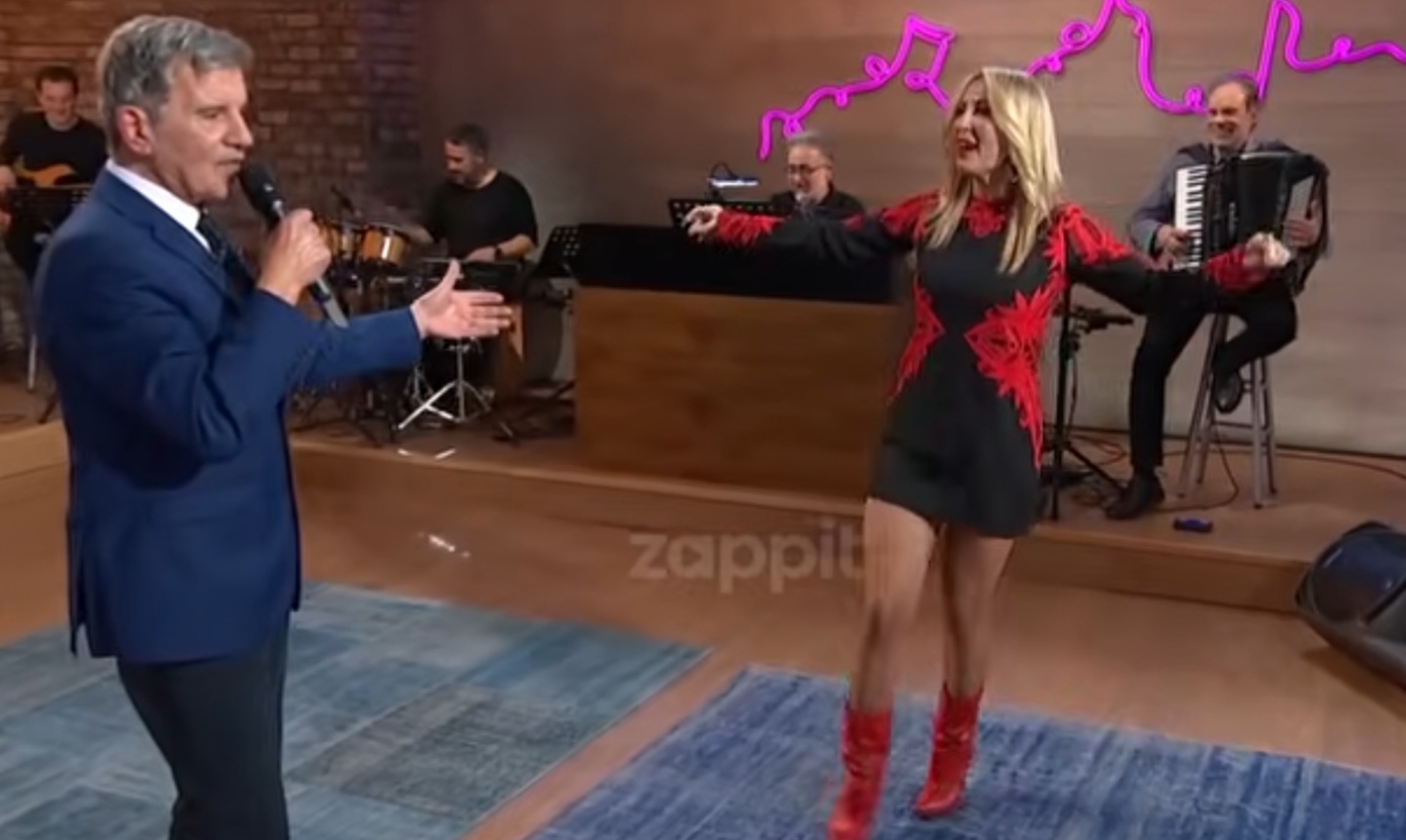 Η Πηγή Δεβετζή «γκρέμισε» το πλατό της εμπομπής «Παρέα» με το εκρηκτικό της ζεϊμπέκικο &#8211; Δείτε το βίντεο