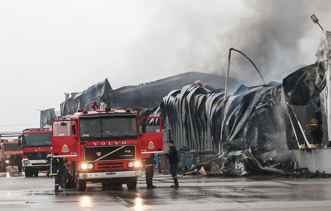 Καταστράφηκε το εργοστάσιο της Βιολάντα στα Τρίκαλα