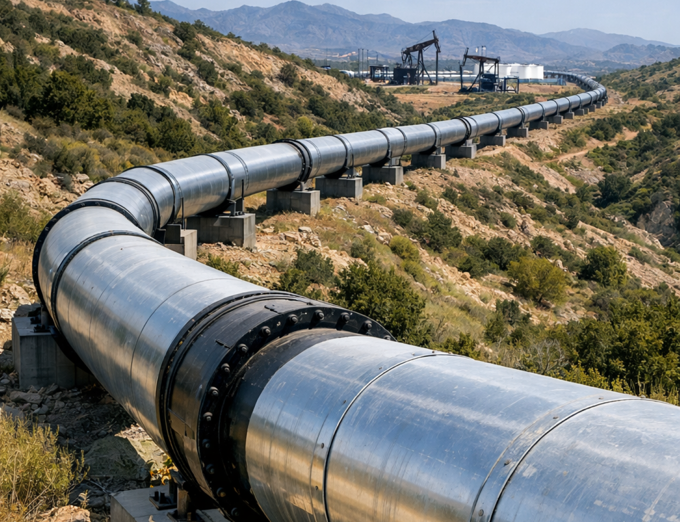 «Κάθετος διάδρομος» και στο πετρέλαιο: Σε λειτουργία μετά από 13 χρόνια ο αγωγός Θεσσαλονίκης &#8211; Σκοπίων