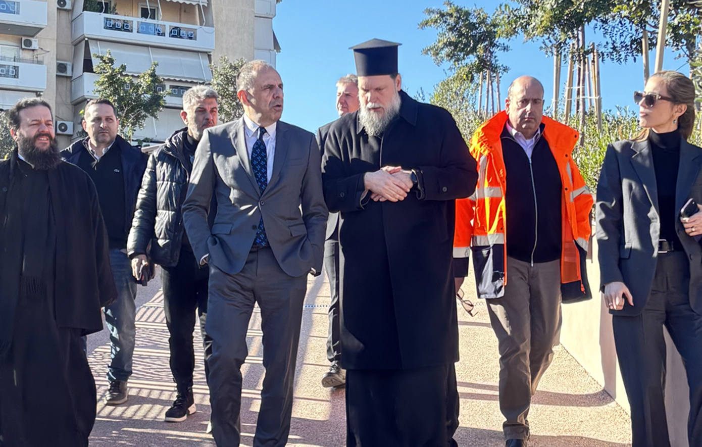 Επίσκεψη Γεραπετρίτη στο «Ιωνικό Κέντρο» της Ι.Μ. Νέας Ιωνίας