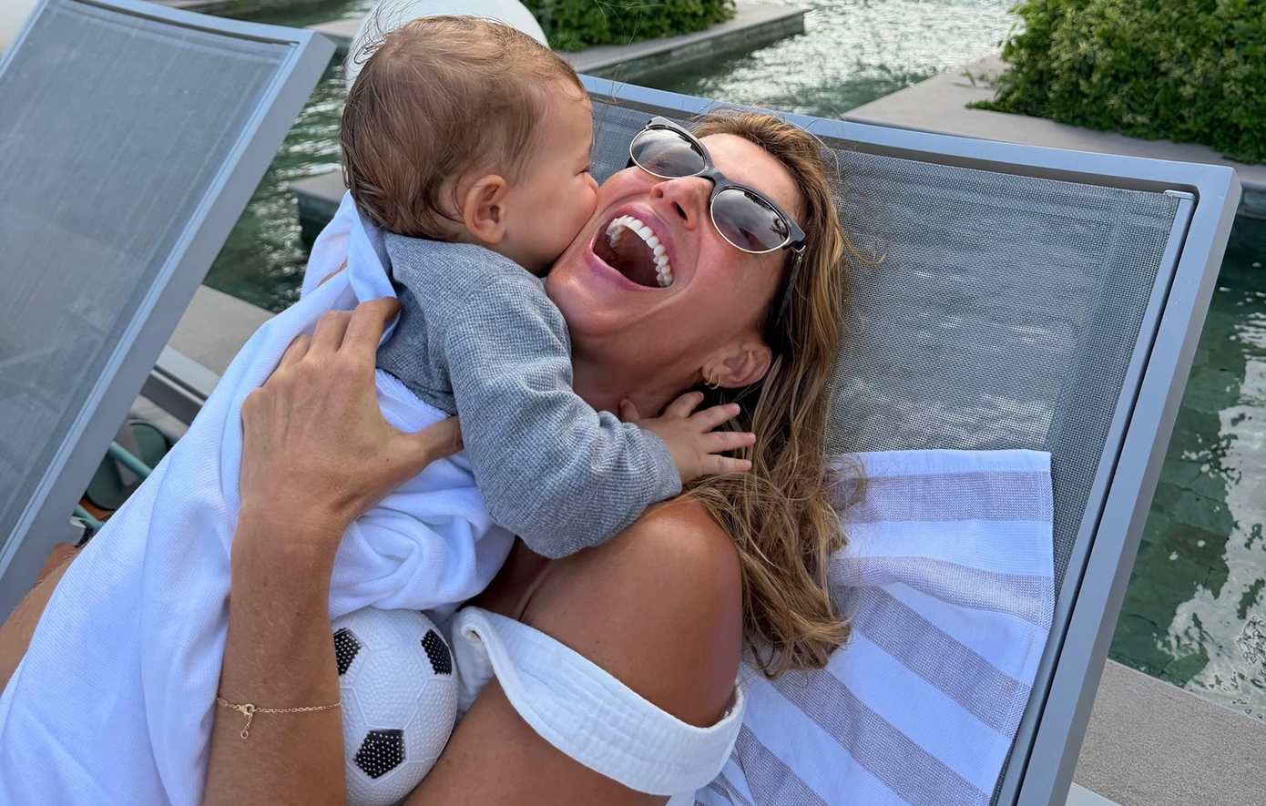 O γιος της Ζιζέλ έγινε ενός έτους &#8211; Δείτε τις φωτογραφίες με τον σύζυγό της, Χοακίμ Βαλέντε