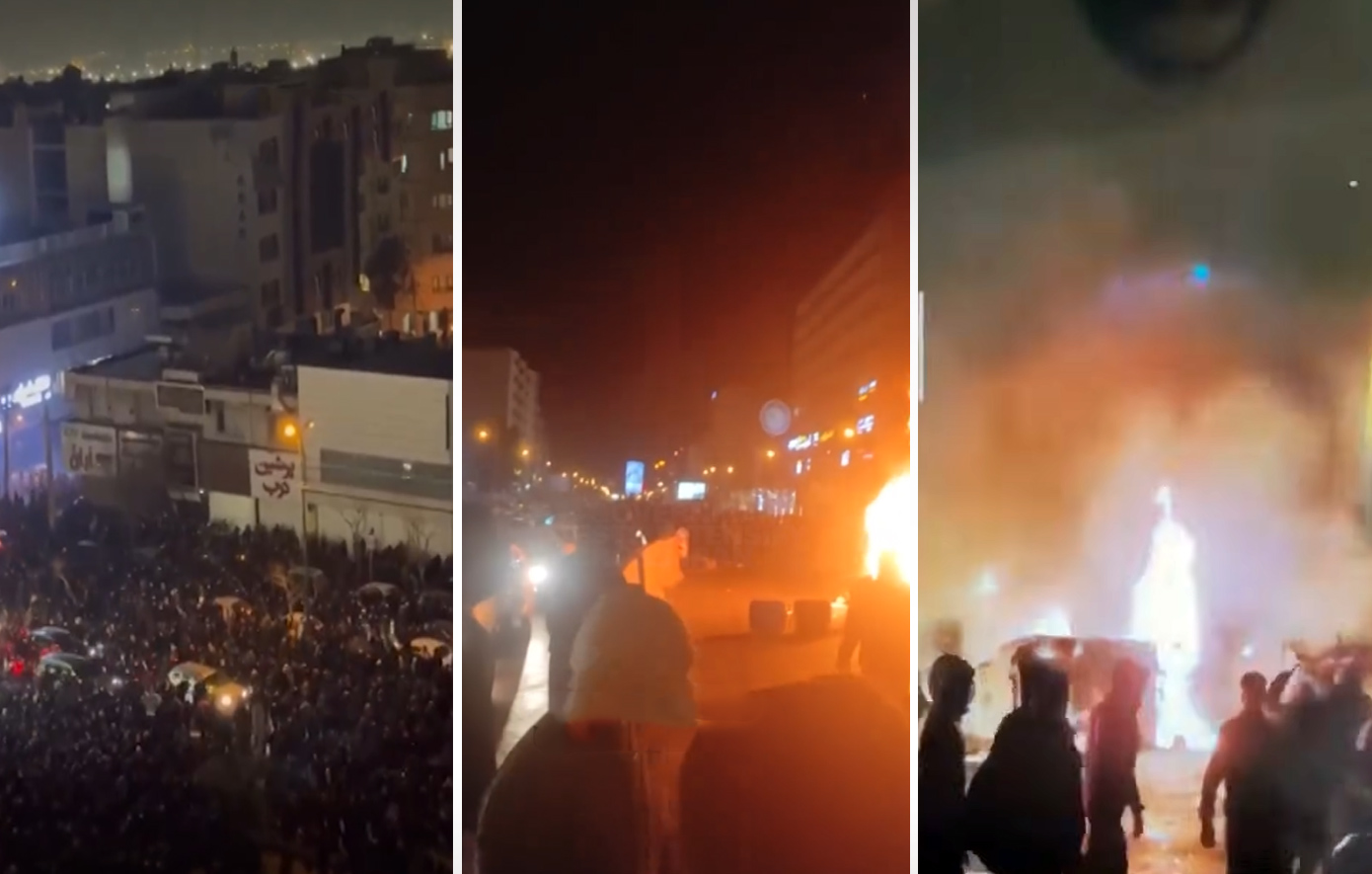 Τεράστιες αντικυβερνητικές διαδηλώσεις στο Ιράν &#8211; Οργή λαού στην Τεχεράνη και άλλες πόλεις, βίντεο από τις ταραχές