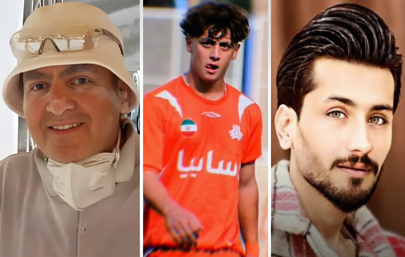 Τα θύματα της βίαιης καταστολής στο Ιράν: Ο γλύπτης, ο έφηβος ποδοσφαιριστής και ο κομμωτής