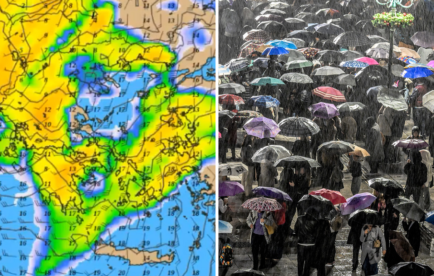 Έρχονται διαδοχικές κακοκαιρίες με βροχές, καταιγίδες και χιόνια &#8211; Η πρόβλεψη του Θοδωρή Κολυδά