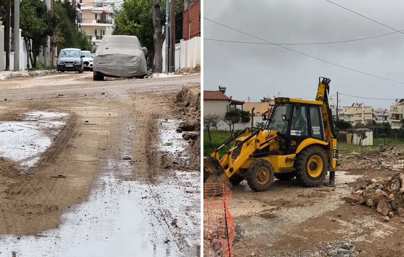 Υπό τον φόβο μιας νέας κακοκαιρίας οι κάτοικοι της Γλυφάδας: «Είμαι εδώ 65 χρόνια, δεν έχω δει ξανά κάτι τέτοιο, δύο μέτρα λάσπη στο ασανσέρ»
