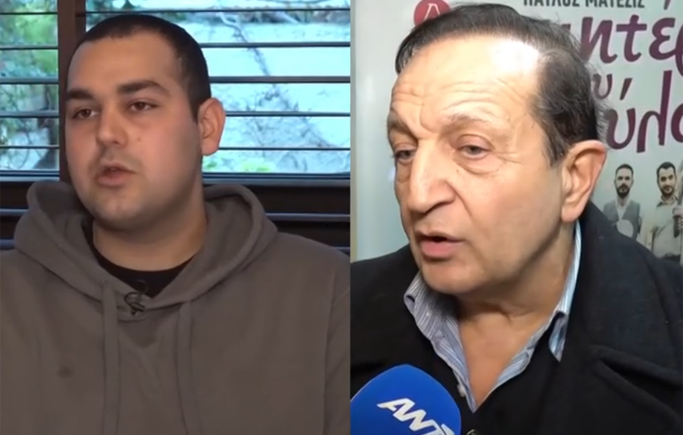 O Σπύρος Μπιμπίλας τα βρήκε εξωδικαστικά με τον γιο του Αλέξη Κούγια, Χρίστο