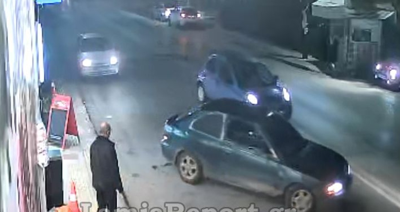 Λαμία: Μεθυσμένοι κλέφτες παραλίγο να προκαλέσουν τροχαίο &#8211; Δείτε βίντεο