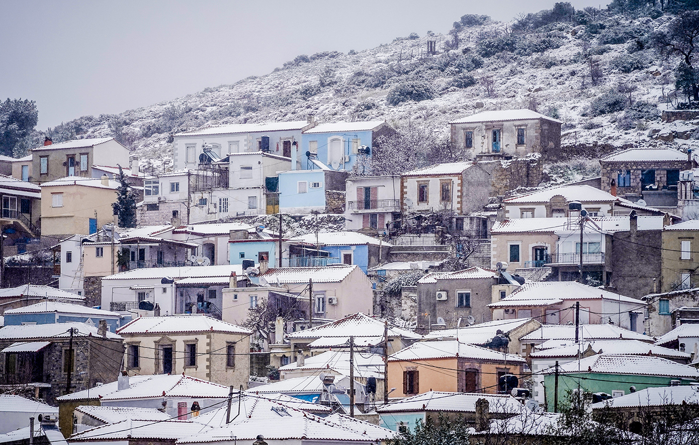 Χιόνια Λέσβος