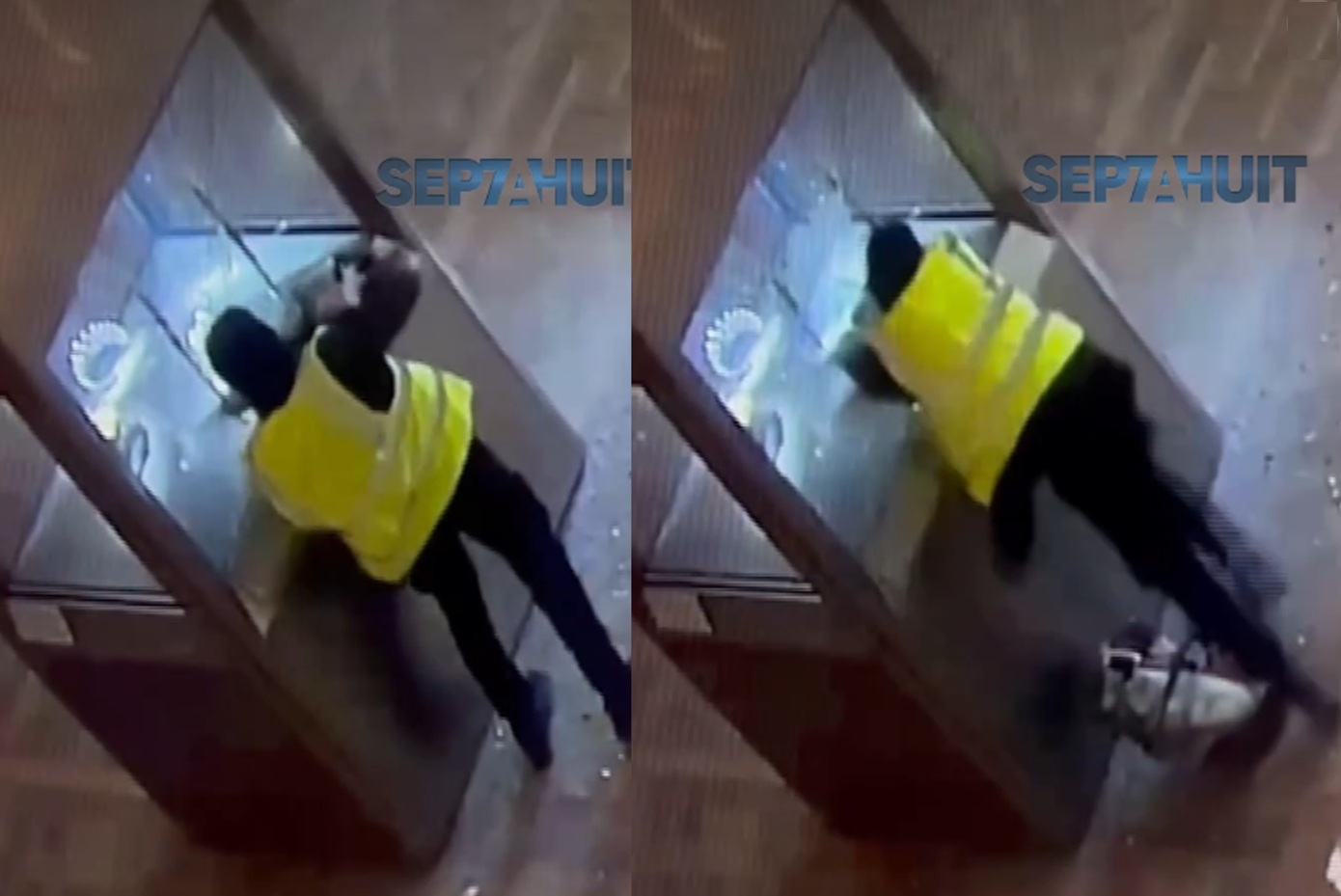 Νέο βίντεο ντοκουμέντο από τη θεαματική ληστεία στο Λούβρο – Με τροχό και γροθιές σπάνε τις βιτρίνες