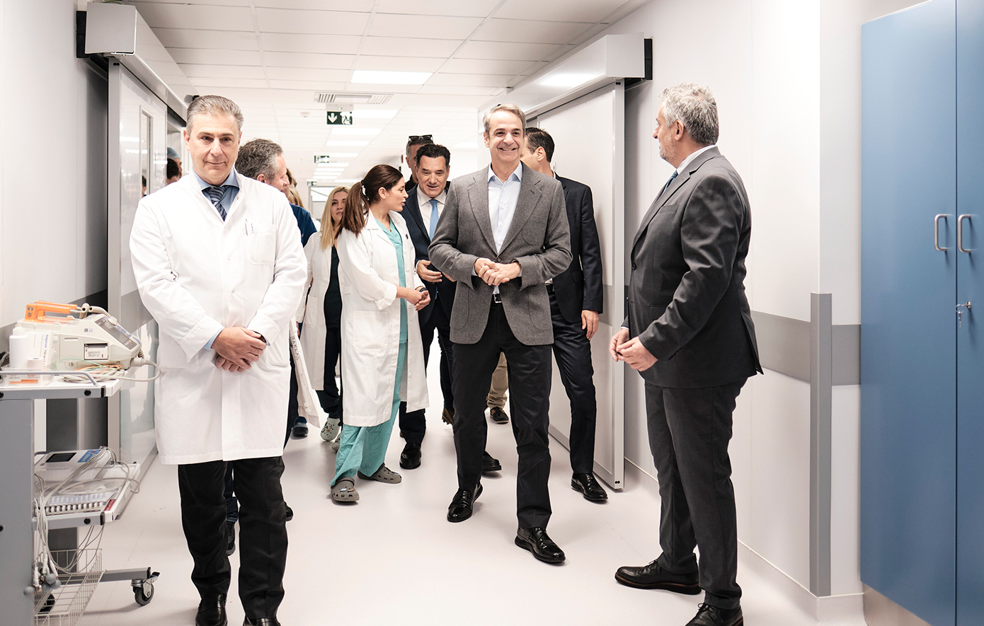 Επίσκεψη Μητσοτάκη στον «Άγιο Σάββα»: Σε τρεις μήνες από τώρα δεν θα υπάρχουν ουσιαστικές αναμονές για οποιοδήποτε ογκολογικό χειρουργείο