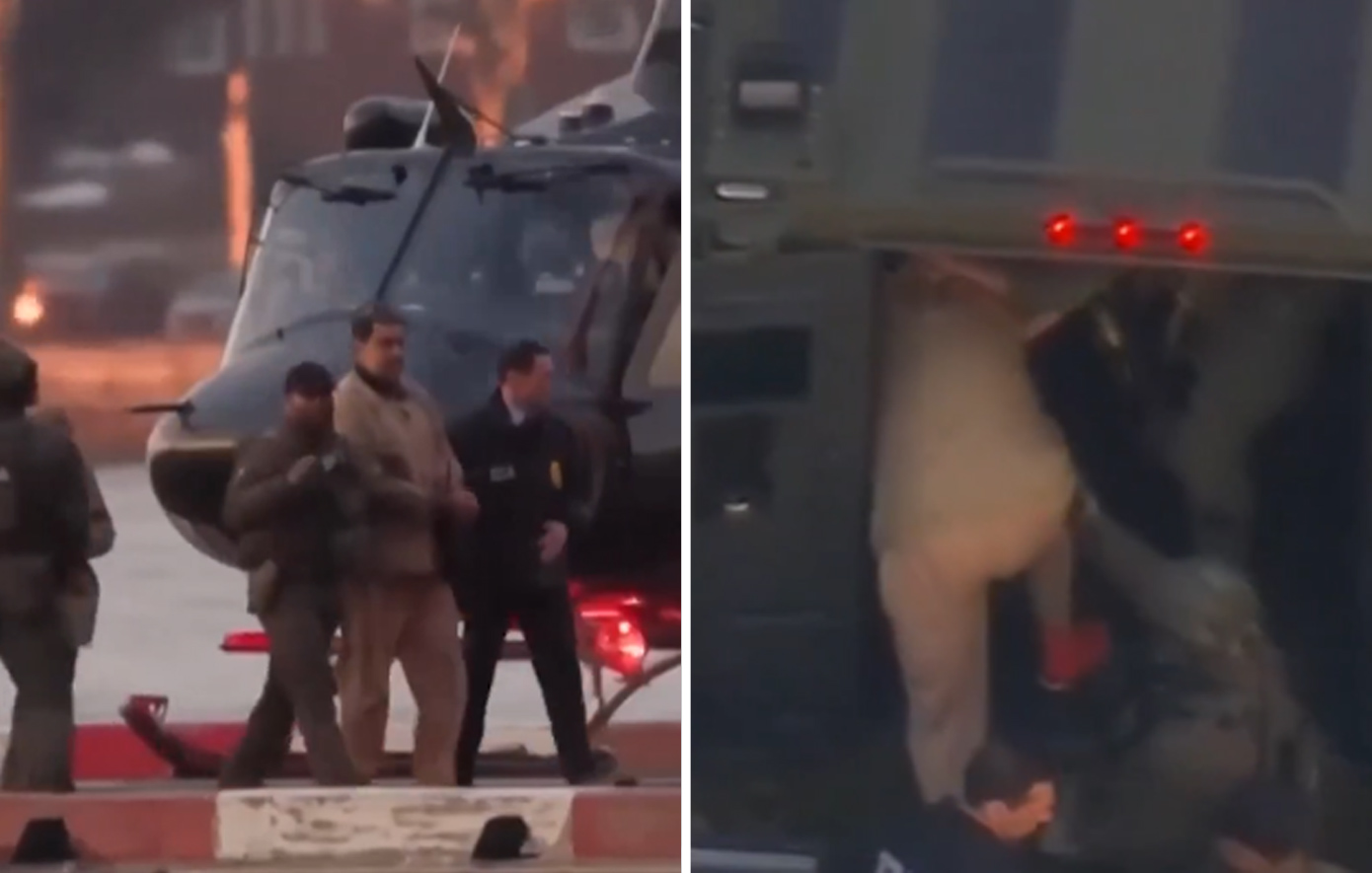 Ανάγκασαν τον Μαδούρο να γονατίσει κατά τη μεταγωγή του &#8211; «Είμαι αιχμάλωτος πολέμου και πρόεδρος της Βενεζουέλας»