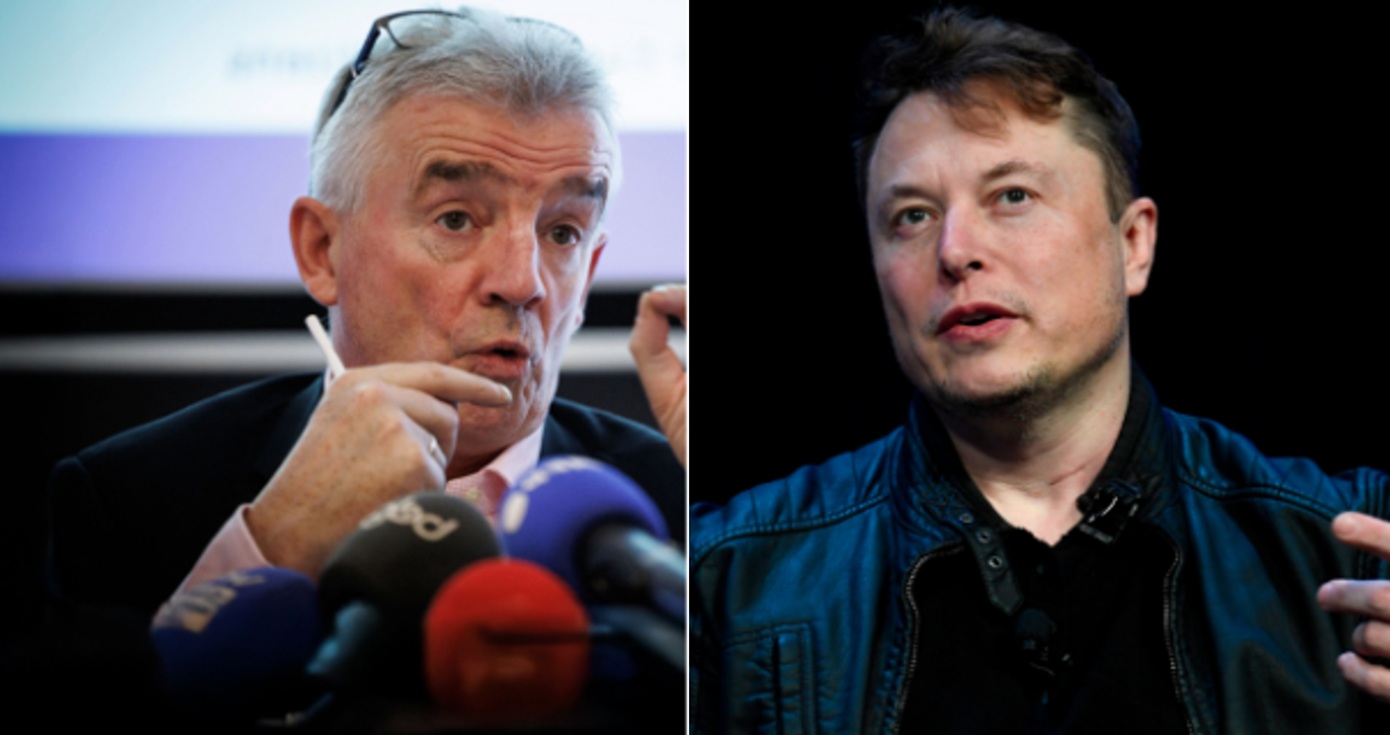 Καβγάς Έλον Μασκ με τον CEO της Ryanair: «Είσαι εντελώς ηλίθιος» του είπε και αναρωτήθηκε μήπως να αγοράσει την εταιρία