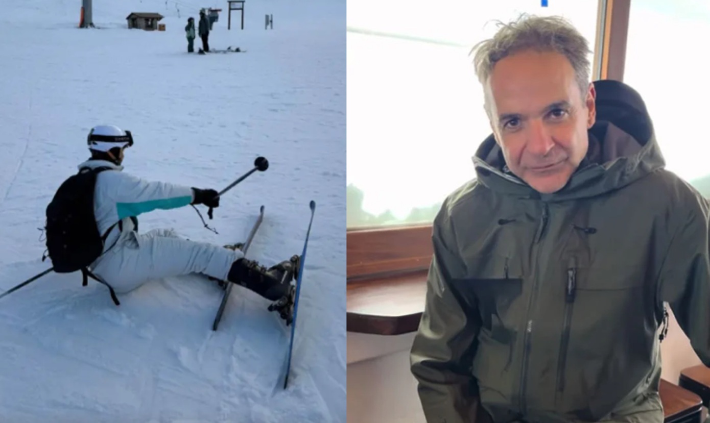 Ο Κυριάκος Μητσοτάκης… τρολάρει χρήστη του TikTok που έκανε σκι στα Καλάβρυτα: «Γύρνα το σε snowboard»