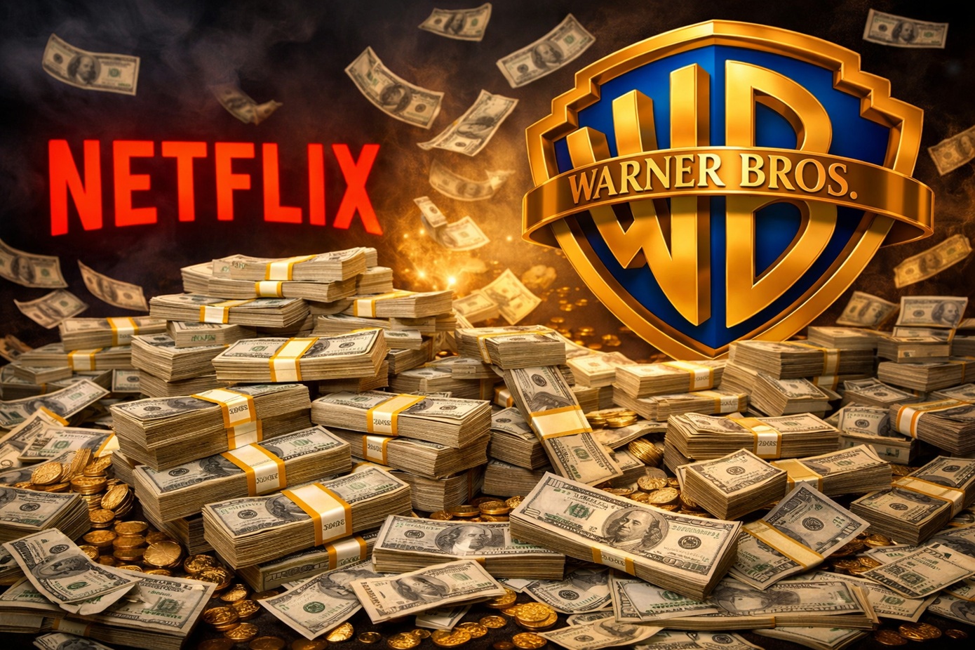 Το Netflix σχεδιάζει να πληρώσει 83 δισ. δολάρια σε μετρητά, για να «κλειδώσει» τη συμφωνία με τη Warner Bros