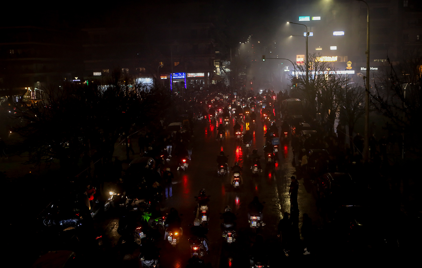 Μηχανοκίνητη πορεία ΠΑΟΚ