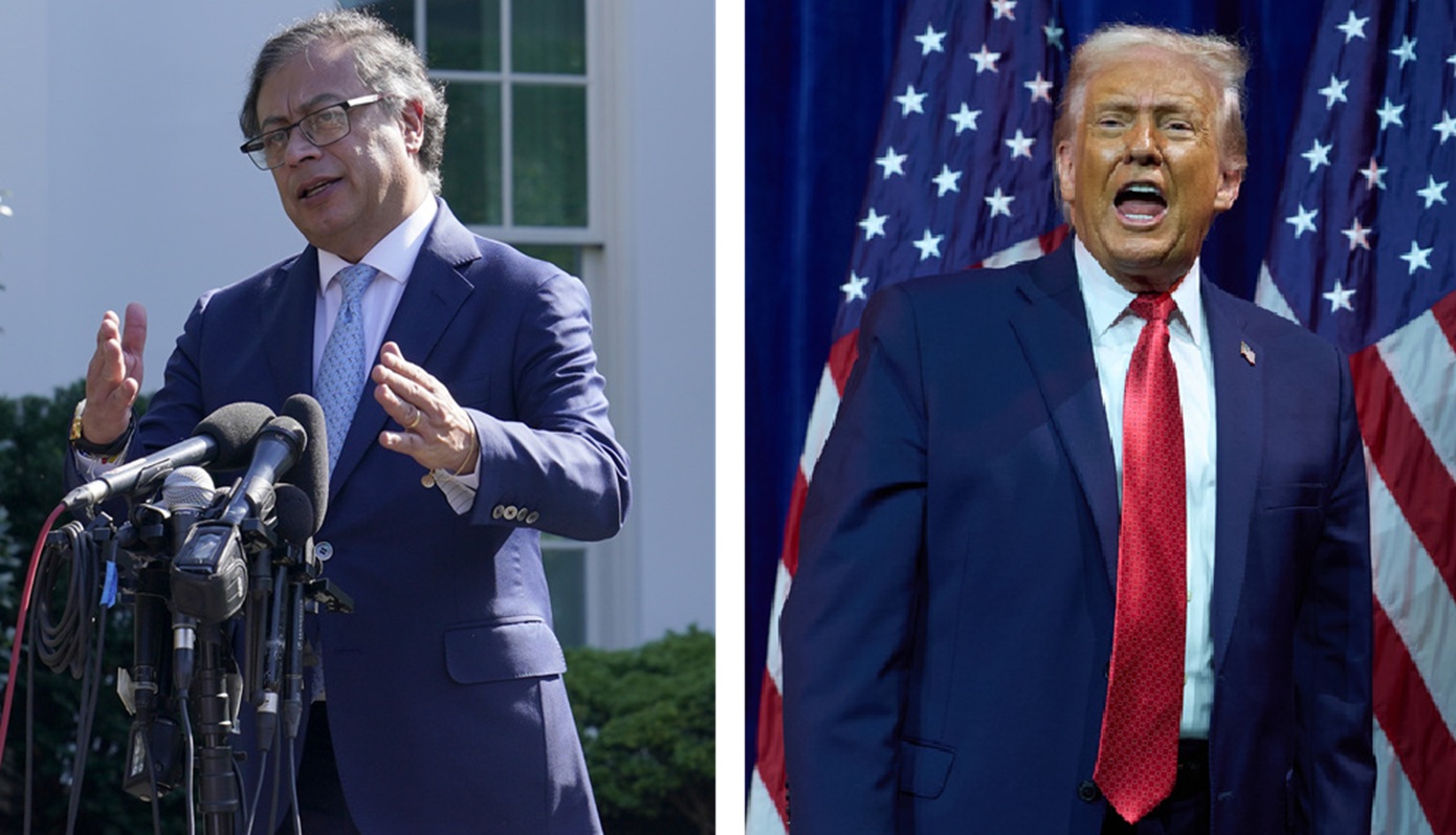 Ο Τραμπ ανακοίνωσε επικείμενη συνάντηση με τον πρόεδρο της Κολομβίας, Γκουστάβο Πέτρο στον Λευκό Οίκο