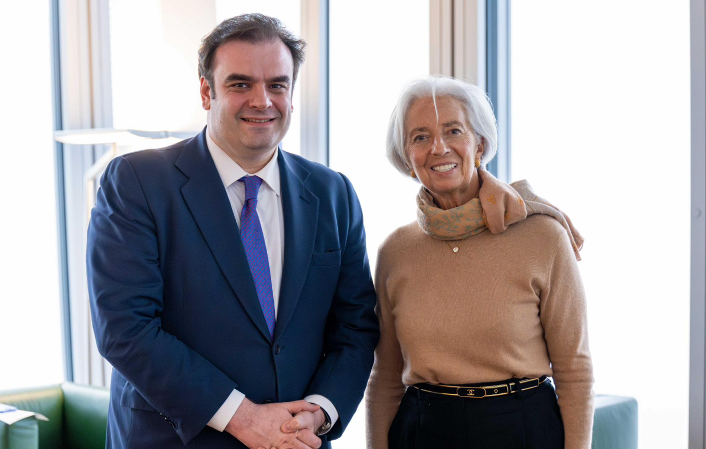 Πιερρακάκης: Εξαιρετική η συνάντηση με τη Λαγκάρντ &#8211; Θα καταστήσουμε την ευρωζώνη ισχυρότερη