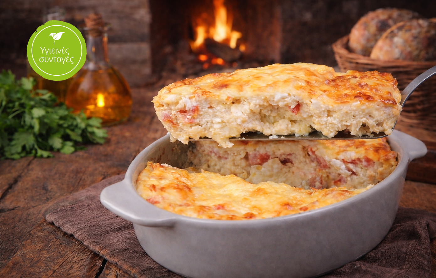 Υγιεινό βραδινό: Πρωτεϊνικό σουφλέ με cottage &amp; αβγά