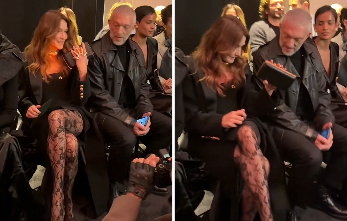 Ο Βενσάλ Κασέλ πιάστηκε να χαζεύει τα πόδια της Κάρλα Μπρούνι &#8211; Δείτε το viral βίντεο