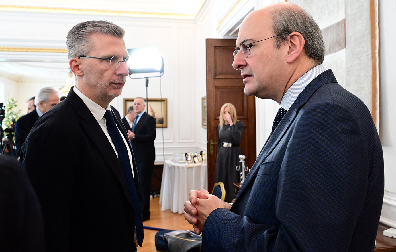 Συνέντευξη Τύπου για το Ενοποιημένο Σχέδιο Κυβερνητικής Πολιτικής 2026 από τους Κωστή Χατζηδάκη και Άκη Σκέρτσο