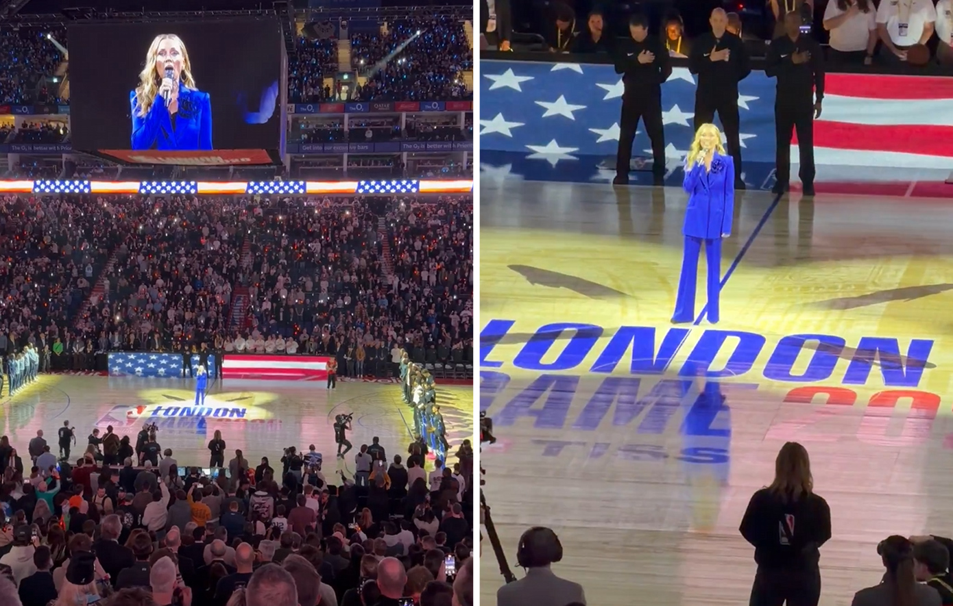 «Αφήστε τη Γροιλανδία ήσυχη» &#8211; Η παρέμβαση θεατή κατά τη διάρκεια αγώνα του NBA στο Λονδίνο την ώρα του εθνικού ύμνου