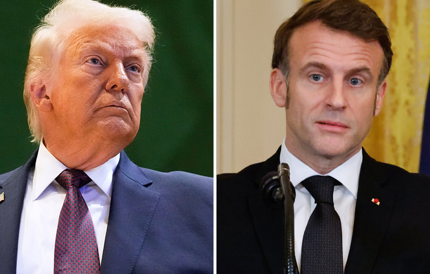 Γαλλία: Η «μετωπική»με τον Τραμπ ανεβάζει τις μετοχές του Μακρόν