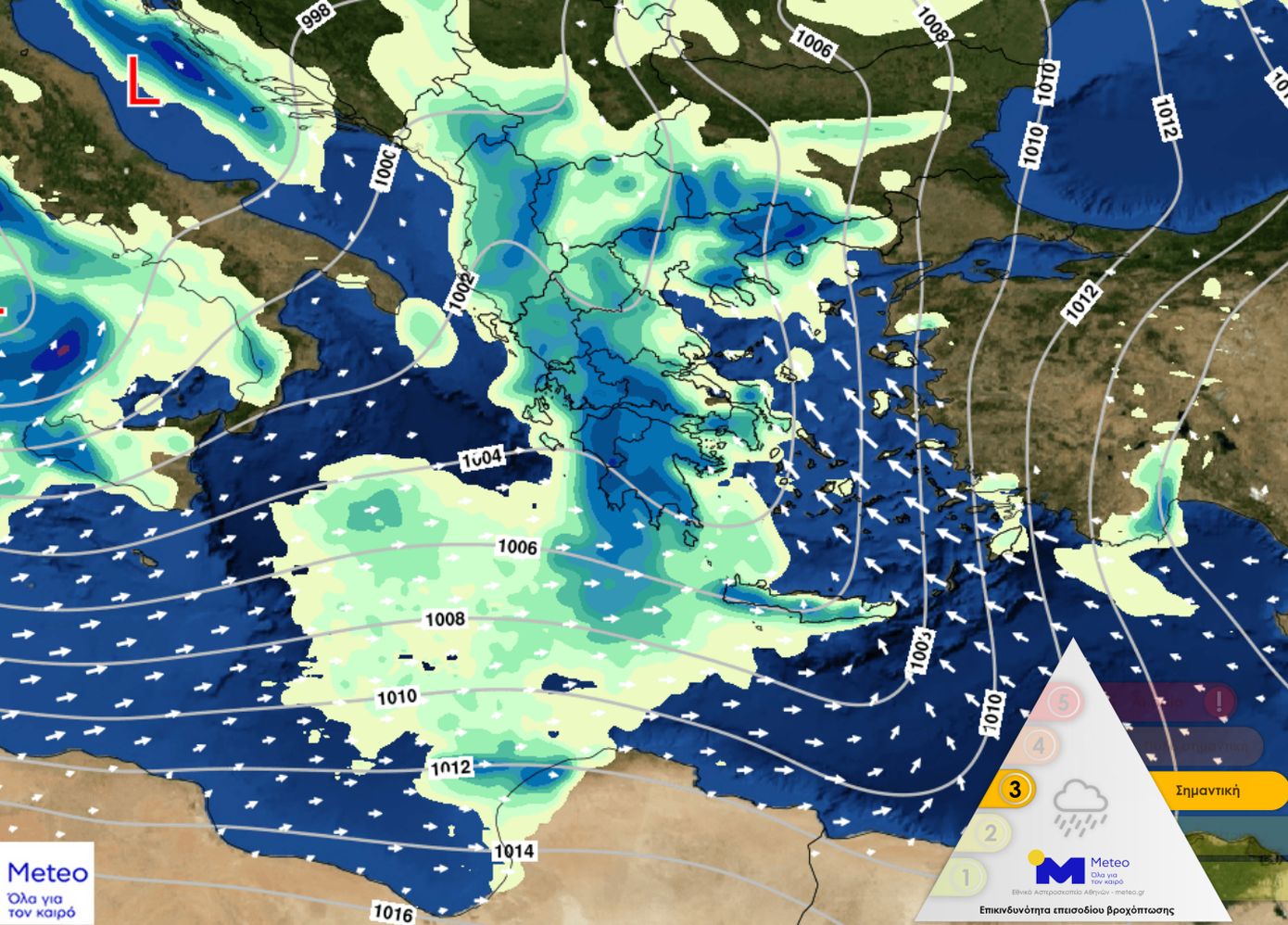 Οι χάρτες της νέας κακοκαιρίας, πότε χτυπά την Αττική &#8211; Η προειδοποίηση της ΕΜΥ