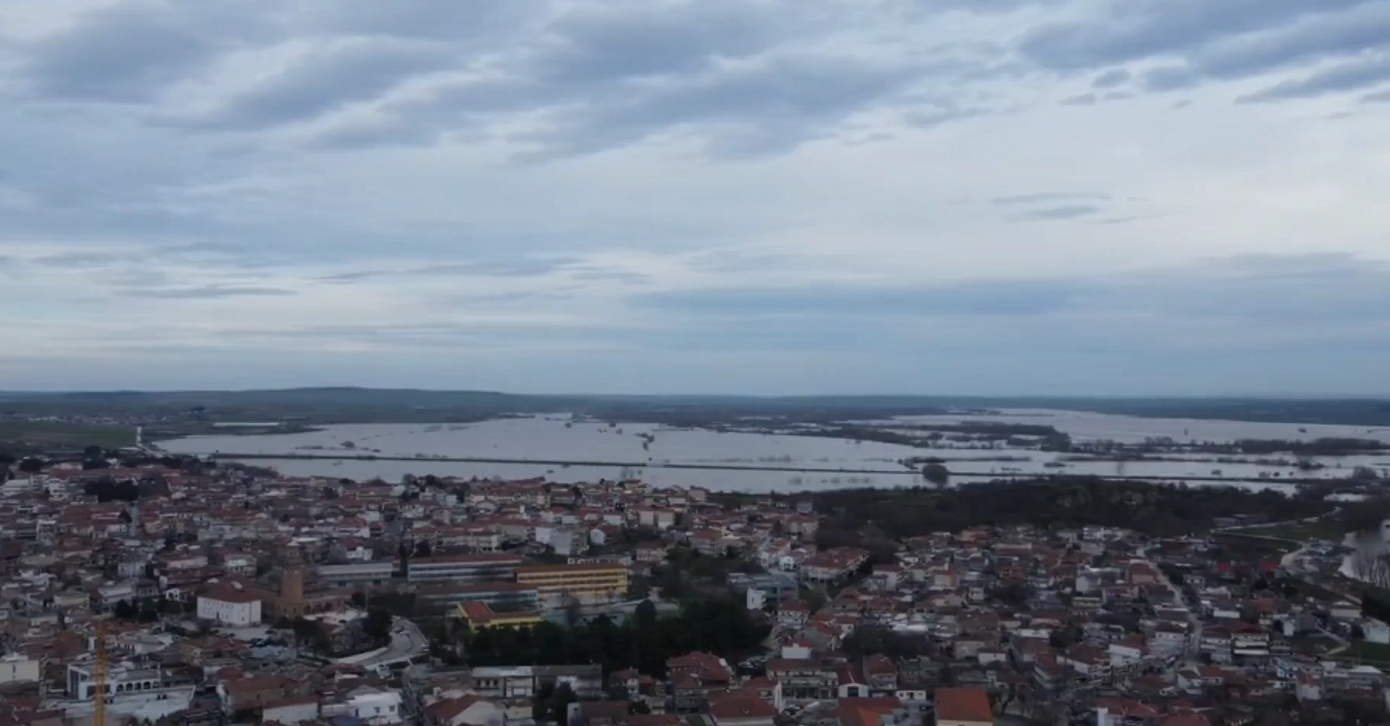 «Red Code» στον Έβρο &#8211; Πανοραμικές εικόνες απόλυτης καταστροφής από τις πλημμύρες