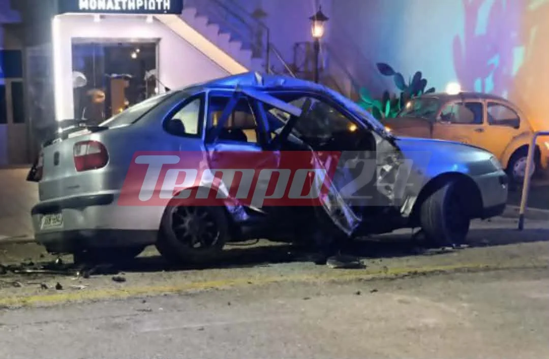 Νεκρή 45χρονη σε τροχαίο στην Οβρυά Πάτρας &#8211; Τραυματίες οι οδηγοί και οι επιβάτες δύο οχημάτων