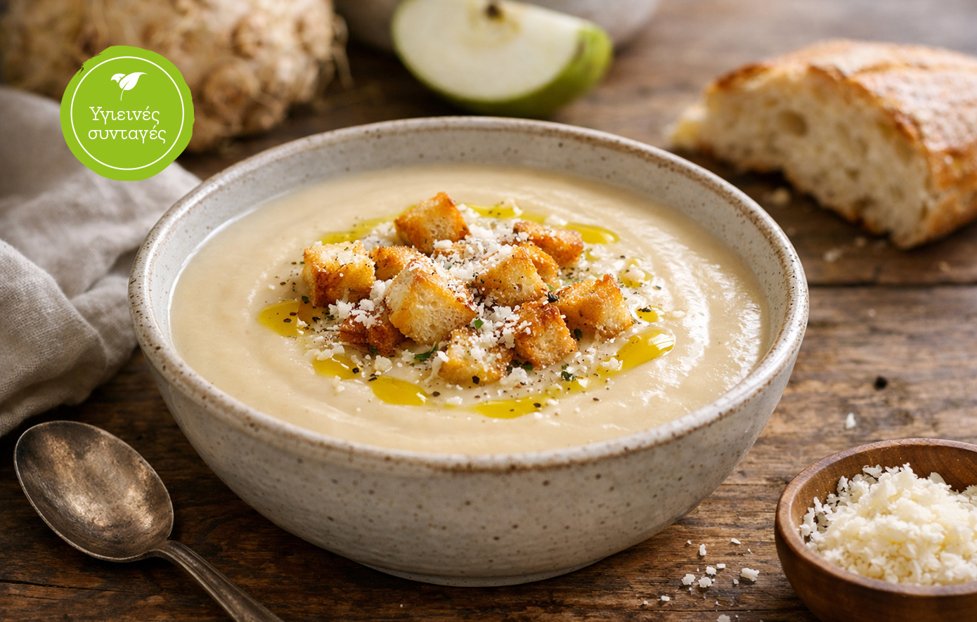 Σούπα βελουτέ σελινόριζας