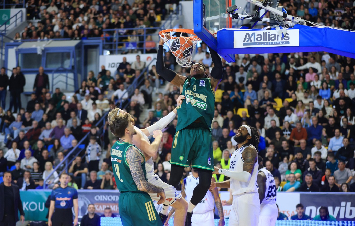 Stoiximan Basket League: Εύκολη νίκη για τον Παναθηναϊκό στην Καρδίτσα