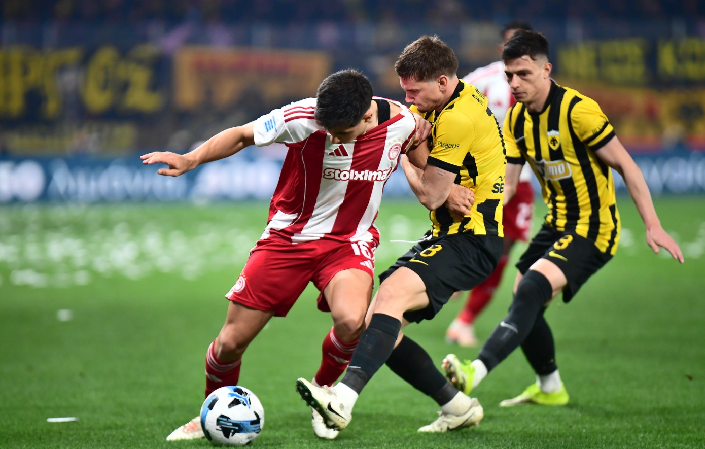 ΑΕΚ &#8211; Ολυμπιακός: 1-0 στο 59&#8242; ο Βάργκα