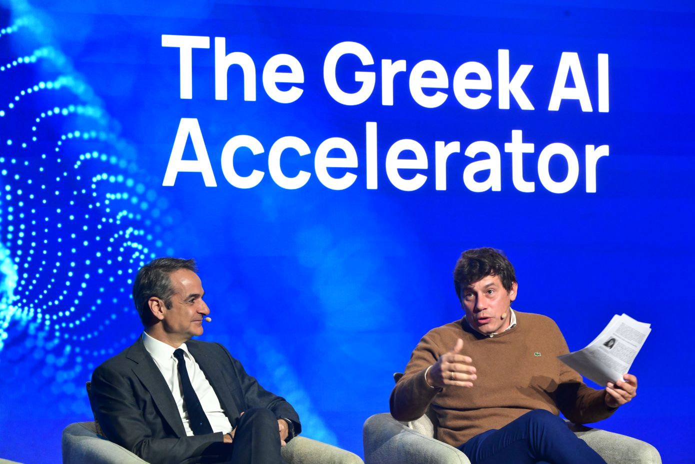 Κυριάκος Μητσοτάκης: Live η συζήτηση για το πρόγραμμα «The Greek AI Accelerator»